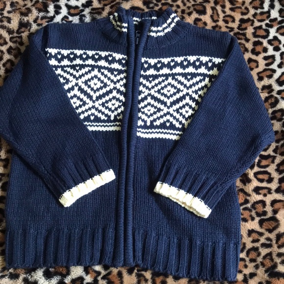 CHILDRENS Place xs size 4 boys cardigan nwot - Picture 1 of 3